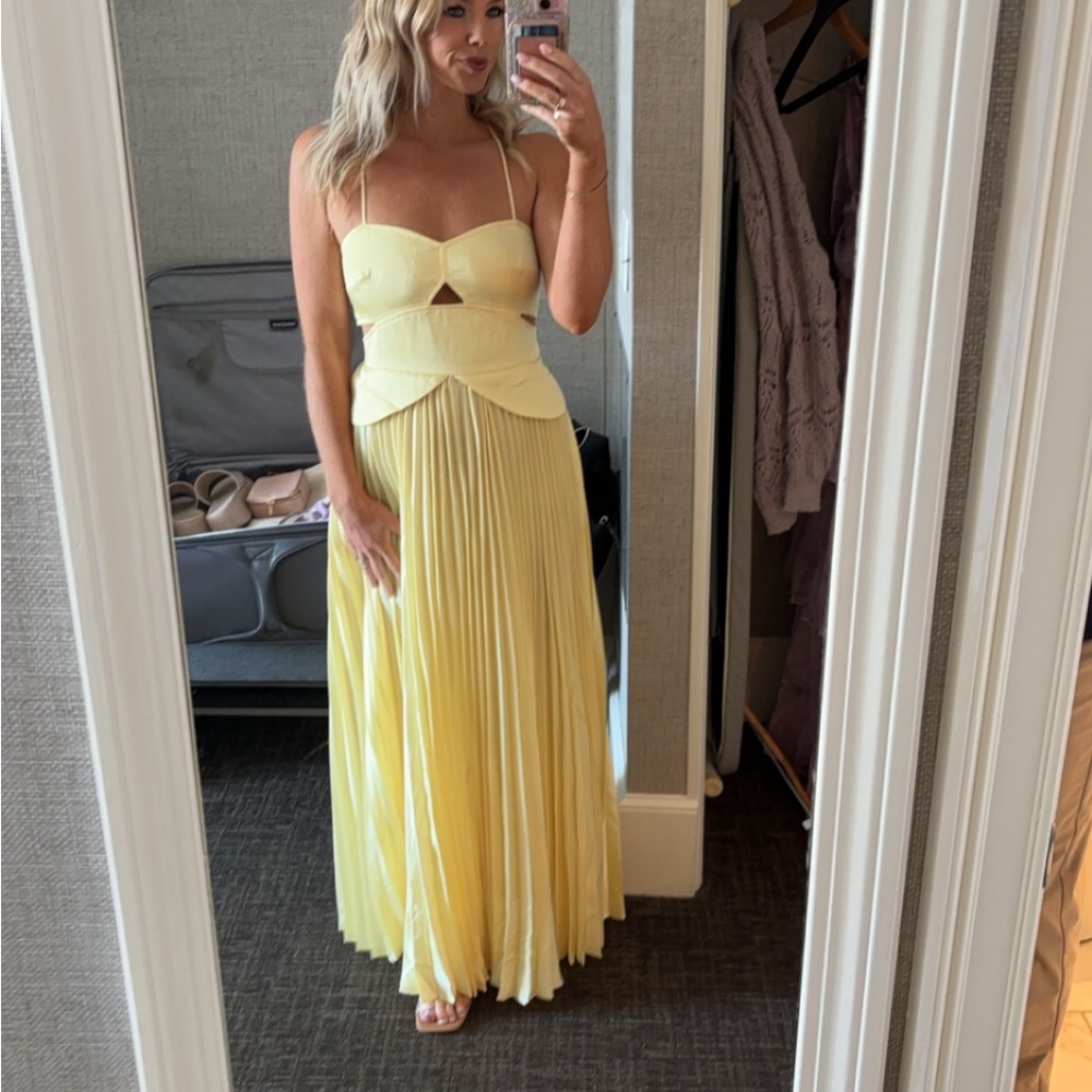 Hello Molly Yellow Maxi Dress